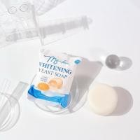 ราคา Whitening Yeast Soap สบู่ยีสต์ไข่ขาวนมสด (26709205462)