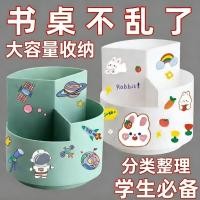 ราคา 360 องศาบันไดหมุนผู้ถือปากกากล่องเก็บความจุขนาดใหญ่นักเรียนชั้นประถมศึกษาสก์ท็อปสร้างสรรค์มัลติฟังก์ชั่ผู้ถือปากกา (45364149626)