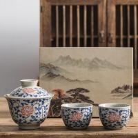 ราคา ก้ายหว่านย้อนยุคแบบจีนโบราณ110ml 中式复古盖碗110ml Chinese Retro Teapot (KaiWan)110ml 邱丽红: [图片] (25305807566)