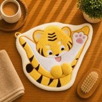 ราคา (SG SELLER) ผ้าเช็ดมือตุ๊กตา Peekaboo Tiger ผ้าขนหนูแขวนเสือน่ารัก (44613356198)