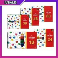 ราคา สีไม้ Colleen รหัส 775 คละขนาด 12,24,36,48,60 สี แบรนด์แท้ 1 แท่งมี 1 สี (4597509397)