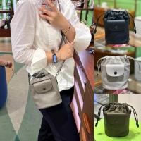 ราคา ของแท้ %Longchamp Le Pliage Xtra Xs Bucket Bagกระเป๋าหนังแท้สะพายเฉียง เชือกรูดสไตล์ถุงโชคเล็ก (57112250292)