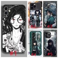 ราคา สําหรับiPhone 16 16E 17 Air Pro 4 4S 5C 5 5S 6 6S 7 8 Plus SE SE4 XS Max TH1 สีดํานุ่มเคสโทรศัพท์Demon Slayer Tokitou Muichirou (50063598694)