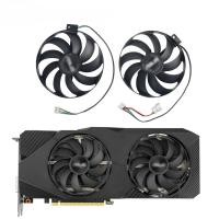 ราคา 87มม. ที129215SU การ์ดวิดีโอพัดลมระบายความร้อนสําหรับ ASUS RTX 2060 Super 2070 2080 2080super DUAL EVO ขั้นสูงกราฟิกการ์ดพัดลมระบายความร้อน (44080459125)