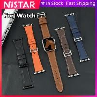 ราคา Nistar ของแท้สายหนังระบายอากาศนุ่มสําหรับ Apple watch Ultra 2 S10 9 8 7 6 5 4 3 2 1,Classic smart watch สายรัดข้อมือหนังสําหรับ iWatch 49/46/45/44/42 มม.41 มม.40 มม.38 มม. (29131440076)