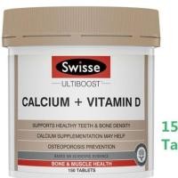 ราคา Swisse Calcium+Vitamin D 150 เม็ด (29320852410)