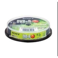 ราคา [ลดล้างสต็อค]SONY แผ่น DVD+R แพ็คถ้วย 10 แผ่น รุ่น 10DPR47S (7948750508)