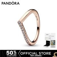ราคา Pandora 14k Rose Gold-plated Ring With Clear Cubic Zirconia เครื่องประดับ แหวน แหวนโรสโกลด์ สีโรสโกลด์ แหวนสีโรสโกลด์ (52662952945)