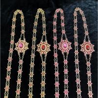 ราคา สังวาลย์ชุดไทยสีทองลงยา (9016855508)