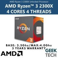 ราคา AMD Ryzen 3 2300X Processor (8M Cache, up to 4.0Ghz, 4 Cores 4 Threads) (47660330052)