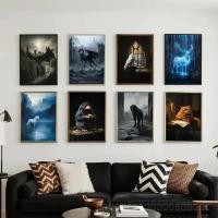 ราคา ภาพวาดผ้าใบไร้กรอบ 1 ชิ้น Harry Potter สัตว์มหัศจรรย์ ภาพพิมพ์ศิลปะ Hippogriff โปสเตอร์ Thestral Fantastic Beasts (43132673748)