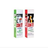 ราคา ***พร้อมส่ง*** ZACT ยาสีฟันขจัดคราบ แซคท์สำหรับผู้สูบบุหรี่และผู้ดื่มชากาแฟ ขนาด 160 กรัม มี 2สูตร (25292102353)