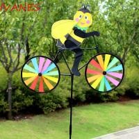 ราคา IVANES Windmill On Bike 3D เครื่องประดับสนามหญ้า Yard DIY ของเล่นเด็ก (45713684621)