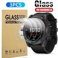 ราคา 1-3Pcs ฟิล์มกระจกนิรภัยสําหรับ Garmin Fenix E 8 7X 7S 7 6X 6S 6 5X 5S 5 3 HR Plus Sapphire Solar Flagship Pro 47 มม.53 มม.51 มม.43 มม.HD Clear สมาร์ทนาฬิกาป้องกันหน้าจอฟิล์มแก้ว (40432751092)