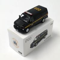 ราคา 1: 64 Ford E-Series Vans NYPD โลหะผสมจําลองรถรุ่นคอลเลกชันเครื่องประดับ 596 Out of พิมพ์รุ่นพิมพ์ Out of พิมพ์รถรุ่น (49211870230)