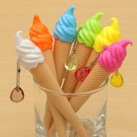 ราคา Creative Black Ice Cream Gel Pen Unique Pen Student Pen Prize Korean Cute Stationery Birthday Gift 26.. 5.19 (40932307674)