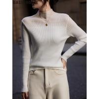ราคา Basic House/Basic House Basic House สีขาวครึ่งเสื้อคอปกสูงลูกไม้ด้านในถัก Bottoming เสื้อผู้หญิงฤดูใบไม้ร่วง (49002109900)