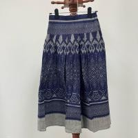 ราคา กระโปรงผ้าไทยมือสอง เอวยางยืด (41102171152)