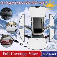 ราคา Car Full Coverage Sunshades For Toyota Camry XV40 2007 2008 2009 2010 2011 Sun Protection Windshiel (44905642102)