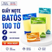 ราคา [ของแท้] กระดาษโน๊ต บาโตส 3x2 3x3 3x4 3x5 นิ้ว – กระดาษโน๊ตกาวในตัว 100 แผ่น บันทึกการทํางานและการศึกษาสะดวก (55263354714)