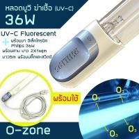 ราคา หลอดนีออน UVC 36W + ขาอิเล็คโทรนิค Philips 36W พร้อมต่อสาย ยาว 5ม. พร้อมปลั๊ก และสวิตซ์ พร้อมใช้งาน (4239358716)