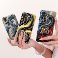 ราคา สําหรับXiaomi Redmi 10 2022 ปลอกCool Dragon Tigerสัตว์ทาสีซิลิโคนนุ่มTPUปกหลังสําหรับRedmi 10 Prime Redmi10 เคสโทรศัพท์ (56714024054)