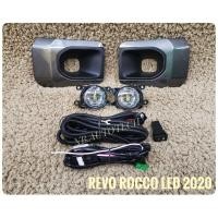 ราคา ไฟตัดหมอกรีโว้ ร็อคโค่ สปอร์ตไลท์ revo rocco 2020 led halogen foglamp sportlight TOYOTA HILUX REVO ROCCO 2020 (6646442479)