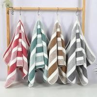 ราคา [H&S] Thiened Absorbent Bath Towel Soft Face Towel For Home Striped Pattern Towel Set Soft Hand Towel Bath Towel Qui Drying Towel {th} (51313103532)