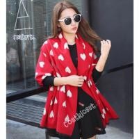 ราคา ผ้าพันคอหัวใจ ผ้าพันคอแคชเมียร์ ผ้าพันคอกันหนาว (2411676340)