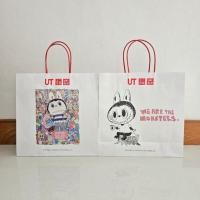ราคา ถุงกระดาษแบรนด์ Uniqlo × labubu popmart ของแท้จากช้อป % (48300037929)