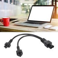 ราคา IEC320 C6 ชาย Dual C5 หญิงสายไฟ 30 ซม.2xC5 Y Splitter อะแดปเตอร์สาย 2.5A 250V (46213845878)