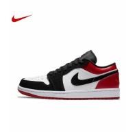 ราคา เปรียบเสมือนแท้จริง NIKE Air Jordan 1 Low Black Toe ของแท้แน่นอน (24124555786)