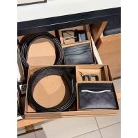 ราคา พร้อมส่งในไทย ของแท้ 100 % Coach Boxed Coated Canvas With Refined Cow Leather Belt Card Holder Men's Black (52705923479)