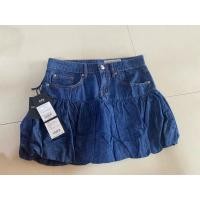 ราคา Cps s กระโปรงยีนส์ กระโปรง ยาว 14.5 นิ้ว สะโพกบน 30นิ้ว เป็นเอวต่ำ (56304188897)