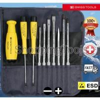 ราคา PB Swiss Tools ไขควงชุด *Limited กันไฟฟ้าสถิตย์ รุ่น PB 8215 ESD พร้อมซองผ้ากันน้ำ แก้ปัญหาซองหนังเสียหาย (13717412866)
