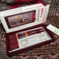 ราคา ปากกา rotring rapidograph มือสองจากญี่ปุ่น มาแค่ 2 ด้ามในดล่องตามภาพนะครับ หมึกแห้ง เอาไปล้างทำความสะอาดกันเอา (49560606824)