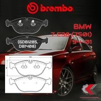 ราคา ผ้าเบรคหน้า BREMBO BMW SERIES7 E38 (750i) ปี 94-01 (P06019B) (19925679263)