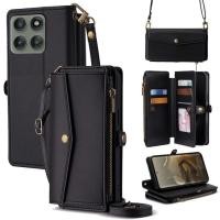 ราคา พร้อมส่ง Zipper Wallet Side Buckle Crossbody Lanyard Leather Phone Case For Motorola Moto G67 Power 5G/Motorola Moto G06 4G/Motorola Moto G77 5G/Motorola Edge 70 5G/Motorola Edge 70 (50260560883)