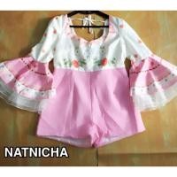 ราคา จั๊มสั้นลายกระต่ายสีชมพู (1076137231)