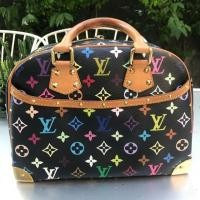 ราคา Louis Vuitton Black Multicolor Trouville แท้ % (3718445368)