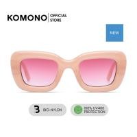 ราคา KOMONO Vita Peony แว่นตากันแดด ทรงแคทอาย สีชมพู วัสดุคุณภาพ กันรังสี UV400 (5195220518)