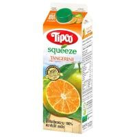 ราคา ทิปโก้สควีซน้ำส้มเขียวหวานพร้อมเนื้อส้มและเกล็ดส้ม100%พาสเจอร์ไรส์ 1ลิตร Tipco Tangerine Juice 1L [8851013760298 ] (45060314557)