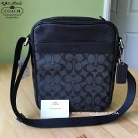 ราคา COACH FLIGHT BAG IN SIGNATURE (CHARCOAL/BLACK) (31980795)