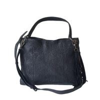 ราคา Anne Klein กระเป๋าถือหนังแท้ สีดำ (25717160876)