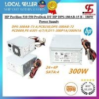 ราคา HP Pavilion 510 550 ProDesk DT HP DPS-180AB-15 B - 180W แหล่งจ่ายไฟ (53357942025)