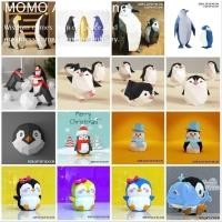ราคา MO V2 Creative สามมิติกระดาษรุ่น Penguin รุ่น Handmade DIY Handmade Origami DIY ของเล่นสร้างสรรค์ D6 (40476160742)