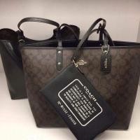 ราคา New Coach Tote กลับด้าน รุ่นยอดนิยม กลับด้านได้ มีใบลูกแถมฟรี ใส่ของได้จุใจ ใส่ของไปเรียน ไปทำงาน ไปเที่ยว ใบเดียวจบ (1731850719)