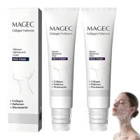 ราคา DESIYUE MAGEC Collagen Fullerene Neck Cream, MAGEC Collagen Cream with Collagen Peptides, 2026 New Tighten & Lift Neck Cream for Crepey Skin, Wrinkles and Tightening for Skin Types (2pcs) (29544869090