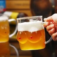 ราคา Creative Body Shape Glass Cup Whiskey Glasses Wine Shot Glass Cup Sexy Lady Body Shape Chest Beer Cup for Vodka Whiskey (26307946644)