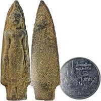 ราคา พระปางเปิดโลกยืนตอเม็ดทองหลาง กำแพงเพชร (พิมพ์กลาง-A) เนื้อดินสีน้ำตาลแดง-หายากสุดๆ (24852985247)